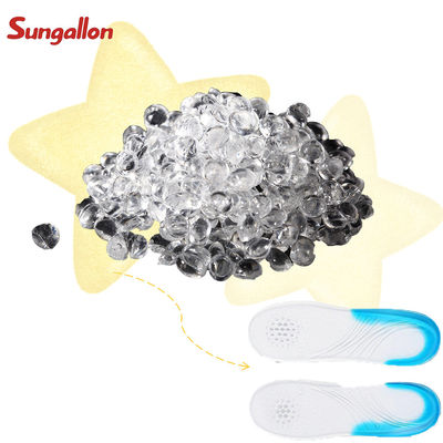 Different Hardness 30Q-90A Clear TPE Raw Materials for Insole