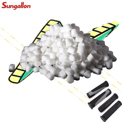 Opaque White Thermoplastic Elastomer Eco-Friendly TPE Elastomer Material 85A  ISO14001