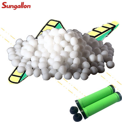 Opaque White Thermoplastic Elastomer Eco-Friendly TPE Elastomer Material 85A  ISO14001