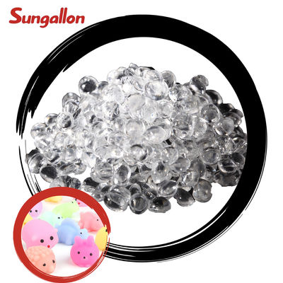 Soft Decompression Toy TPE Compound TPR Plastic Material Clear Opaque Base Polymer  0A~15A
