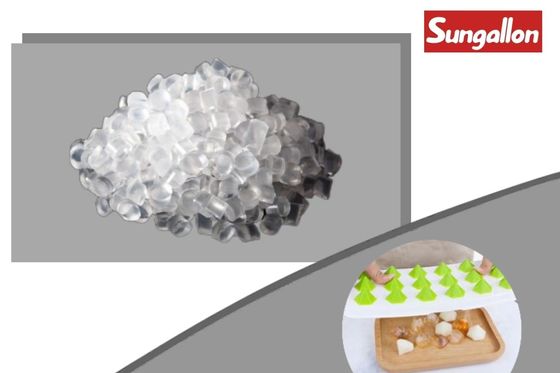 Các hạt TPE TPR tái chế có độ dẻo dai cao độ cứng điều chỉnh cho các khay băng tùy chỉnh
