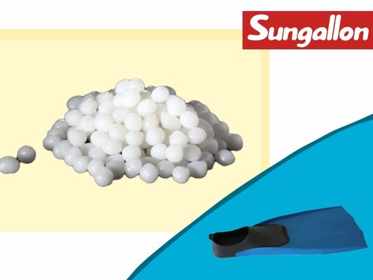 Vật liệu thô TPE tùy chỉnh với dải độ cứng rộng linh hoạt cho chân vịt/chân bơi