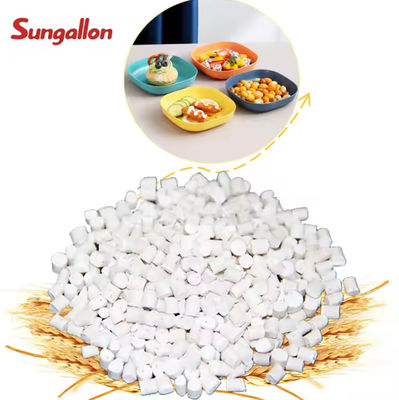 TPE Elastomer Material TPR Plastic Material Granules Good Touch Food Grade Safe For Smooth Plastic Plate Bowl