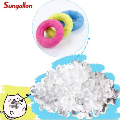 Chống nước mắt TPE không độc hại hạt Blowing quá trình TPR nguyên liệu thô cho đồ chơi chó tùy chỉnh 10A-95A