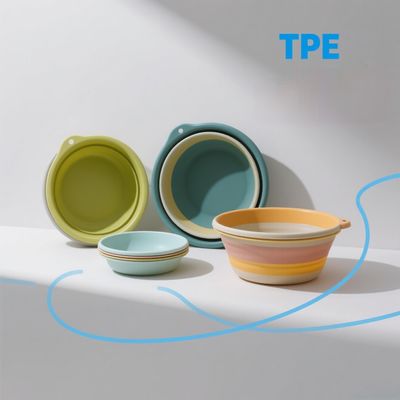 Môi trường thân thiện Khó khăn tùy chỉnh TPE TPR Pellets cho thùng chứa gấp