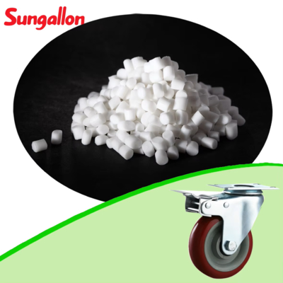 Sungallon Customizable Hardness TPE/TPR Thermoplastic Rubber Raw Materials (10A~95A) Color Luggage Wheels Direct Factory Sales
