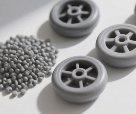 Sungallon Customizable Hardness TPE/TPR Thermoplastic Rubber Raw Materials (10A~95A) Color Luggage Wheels Direct Factory Sales
