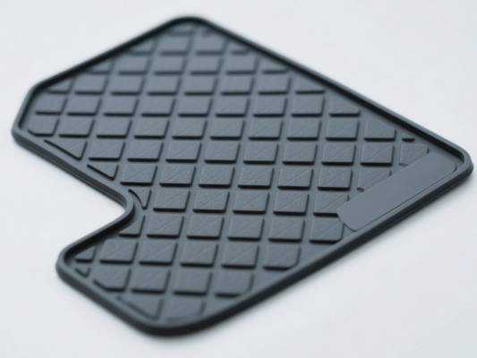 TPE Car Floor Mats Comfortable Durable Anti-Slip Plastic Foot Pads Washable