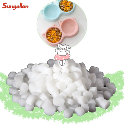 Sungallon Factory Outlet Injection Molding Grade TPE TPR for Pet Folding Bowl Production