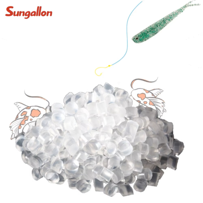 TPE Soft Rubber River Fishing Lures: Transparent TPE Granule-Made Ultra-Flex Bait for Lifelike Performance