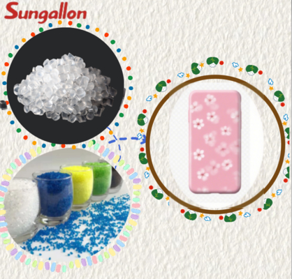 Direct Factory TPE Granules Phone Case Raw Material Skin-Friendly Non-Yellowing Elastic Thermoplastic Particles Bulk Sale