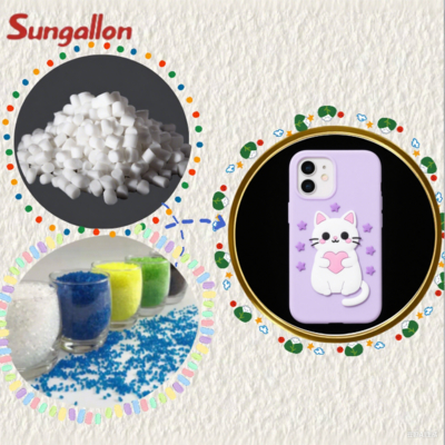 Direct Factory TPE Granules Phone Case Raw Material Skin-Friendly Non-Yellowing Elastic Thermoplastic Particles Bulk Sale