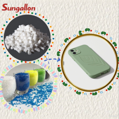 Direct Factory TPE Granules Phone Case Raw Material Skin-Friendly Non-Yellowing Elastic Thermoplastic Particles Bulk Sale