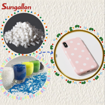 Direct Factory TPE Granules Phone Case Raw Material Skin-Friendly Non-Yellowing Elastic Thermoplastic Particles Bulk Sale