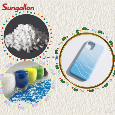 Direct Factory TPE Granules Phone Case Raw Material Skin-Friendly Non-Yellowing Elastic Thermoplastic Particles Bulk Sale
