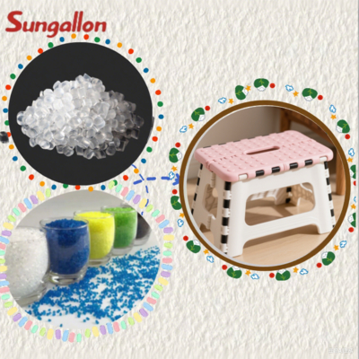 TPE Raw Material for Durable and Shock-Absorbing Folding Small Stool Non-Toxic and Odor-Free TPE Granules