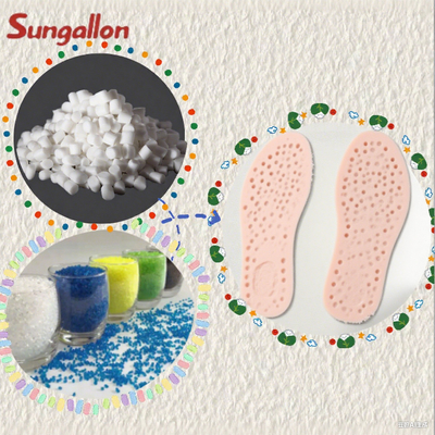 Customizable TPE Thermoplastic Granules Insole Raw Material Soft Cushioning Shoe Pad Material Supplie