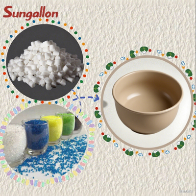 Premium TPE Particles Bowl Raw Material Non-Toxic Anti-Drop Wear-Resistant Thermoplastic Granules for Tableware Wholesale