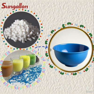 Premium TPE Particles Bowl Raw Material Non-Toxic Anti-Drop Wear-Resistant Thermoplastic Granules for Tableware Wholesale