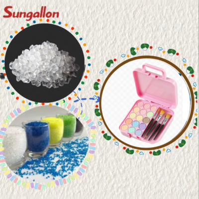 High-Quality TPE Granules for Oil Painting Box Raw Material Elastic Art Supplies Thermoplastic Particles Supplier