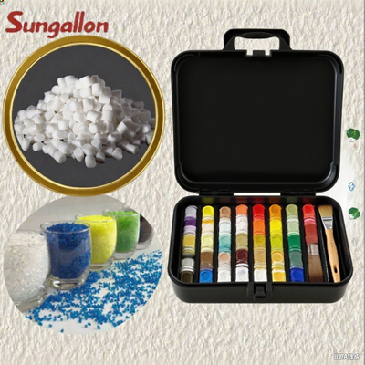 High-Quality TPE Granules for Oil Painting Box Raw Material Elastic Art Supplies Thermoplastic Particles Supplier