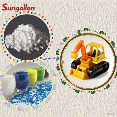 Direct Factory TPE Granules Toy Excavator Raw Material Skin-Friendly Durable Anti-Drop Toy Particles Bulk Sale