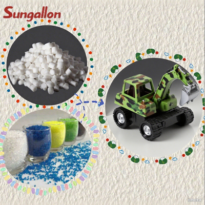 Direct Factory TPE Granules Toy Excavator Raw Material Skin-Friendly Durable Anti-Drop Toy Particles Bulk Sale