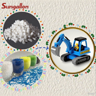 Direct Factory TPE Granules Toy Excavator Raw Material Skin-Friendly Durable Anti-Drop Toy Particles Bulk Sale