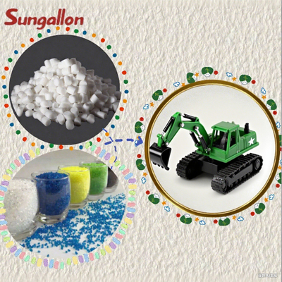 Direct Factory TPE Granules Toy Excavator Raw Material Skin-Friendly Durable Anti-Drop Toy Particles Bulk Sale