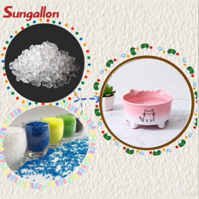 High Elasticity TPE Particles for Pet Water Bowls Easy Injection Molding with Slip-Proof Base