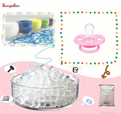 Premium Food Grade TPE TPR Granules for Baby Bottle Accessories