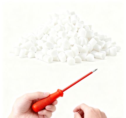 GP320 White Opaque TPE Granules for DIY Tool Screwdriver Handles and Daily Household Repair