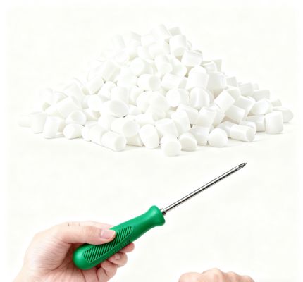 GP320 White Opaque TPE Granules for DIY Tool Screwdriver Handles and Daily Household Repair