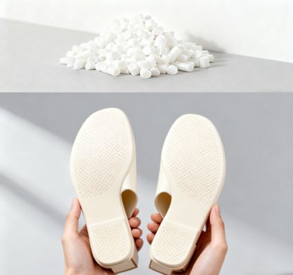Sungallon Soft Wear-Resistant Odor-Free TPE Thermoplastic Elastomer Granules for Home Indoor Slippers/Casual Loafers Shoe Sole Molding