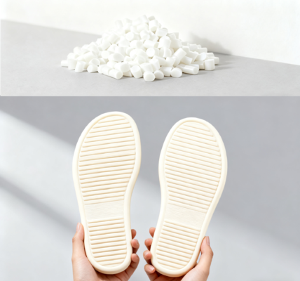 Sungallon Soft Wear-Resistant Odor-Free TPE Thermoplastic Elastomer Granules for Home Indoor Slippers/Casual Loafers Shoe Sole Molding