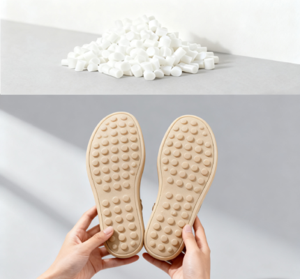 Sungallon Soft Wear-Resistant Odor-Free TPE Thermoplastic Elastomer Granules for Home Indoor Slippers/Casual Loafers Shoe Sole Molding