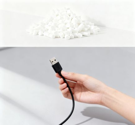 Sungallon Scratch-Proof Anti-Aging Non-Toxic for Home/Office USB Power Cable Sheaths TPE Granule