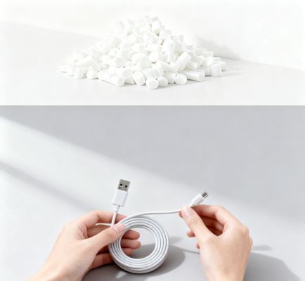 Sungallon Scratch-Proof Anti-Aging Non-Toxic for Home/Office USB Power Cable Sheaths TPE Granule