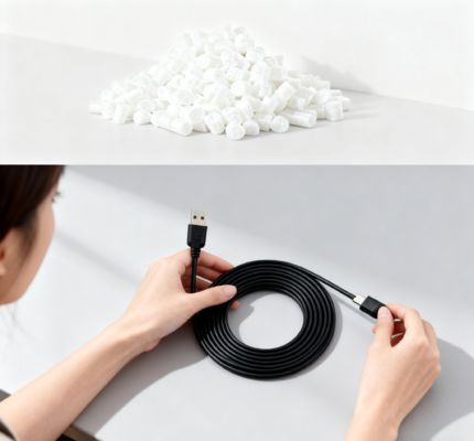 Sungallon Scratch-Proof Anti-Aging Non-Toxic for Home/Office USB Power Cable Sheaths TPE Granule