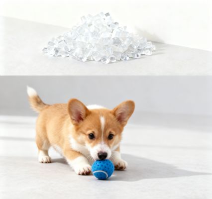 Durable Chewable Odor-Free for Indoor Interaction/Outdoor Fetch Dog Toys TPE Granule