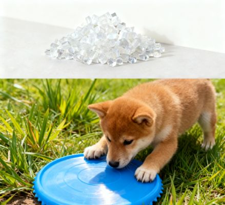 Durable Chewable Odor-Free for Indoor Interaction/Outdoor Fetch Dog Toys TPE Granule