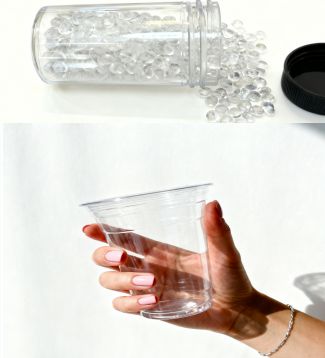 Impact-Resistant High Gloss Transparent for Catering Events/Outdoor Camping Disposable Cups K-Resin