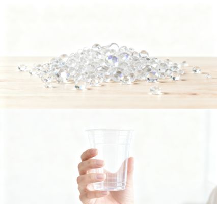 Impact-Resistant High Gloss Transparent for Catering Events/Outdoor Camping Disposable Cups K-Resin