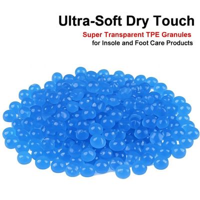 Ultra-Soft Dry Touch Super Transparent TPE Granules for Insoles and Foot Care Products