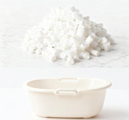 Hypoallergenic Comfortable Easy-Clean for Infant Daily Bathing Baby Bathtubs Recyclable TPE Granules