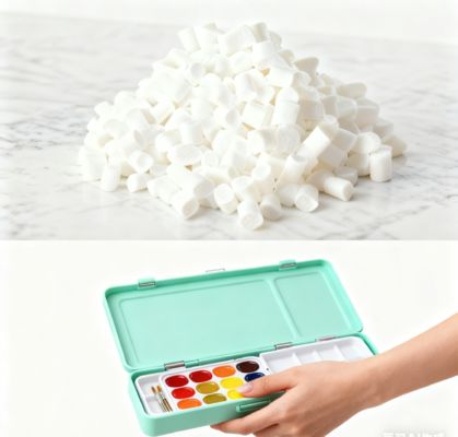 Leak-Proof Easy-Clean Soft-Touch for Daily Painting Pigment Box Manufacturing TPE Granule