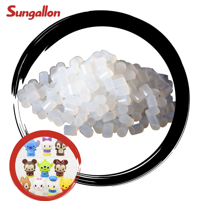 Sungallon Paintable TPR Raw Material TPE Elastomer Material for Toy Figurines Eco-Friendly