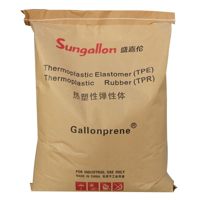 Customization Flexible TPR Granules TPE Elastomer Material White Opal Base Polymer for Injection Molding