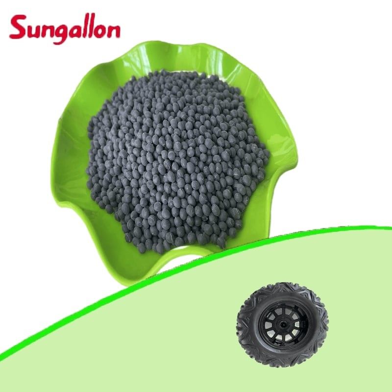 Customized Bases Color TPE Raw Material Overmolding Granules for Toy Tires and Car Wheels