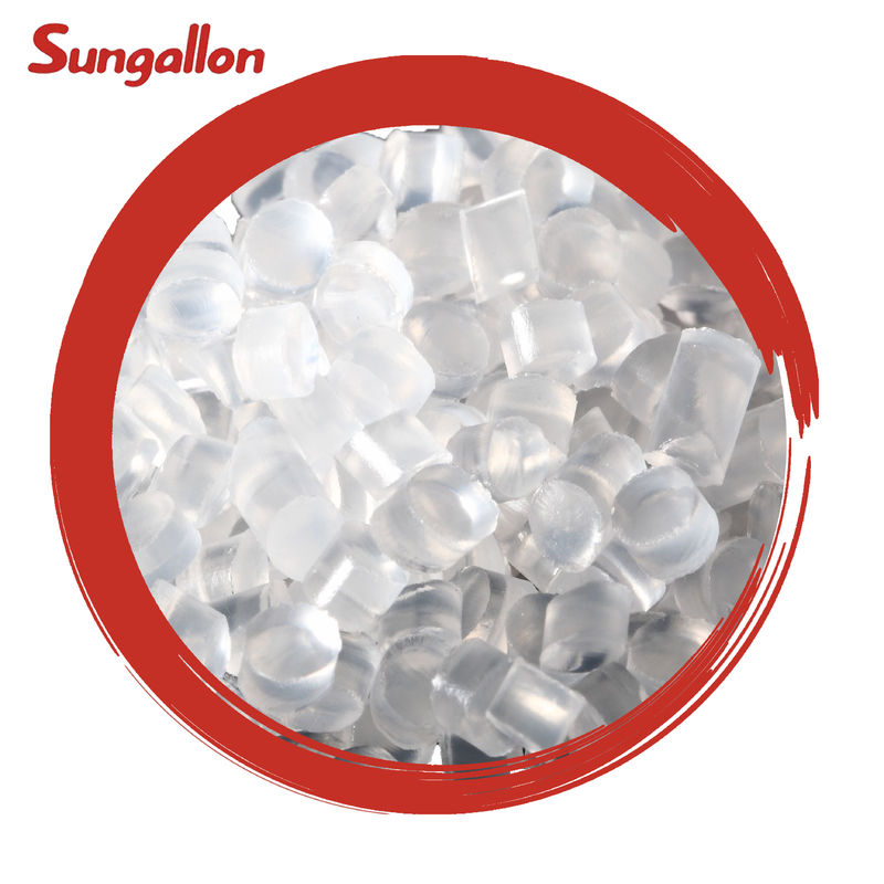 Translucent Thermoplastic Rubber Compound TPE Elastomer Material Colorful Granules 20A~95A
